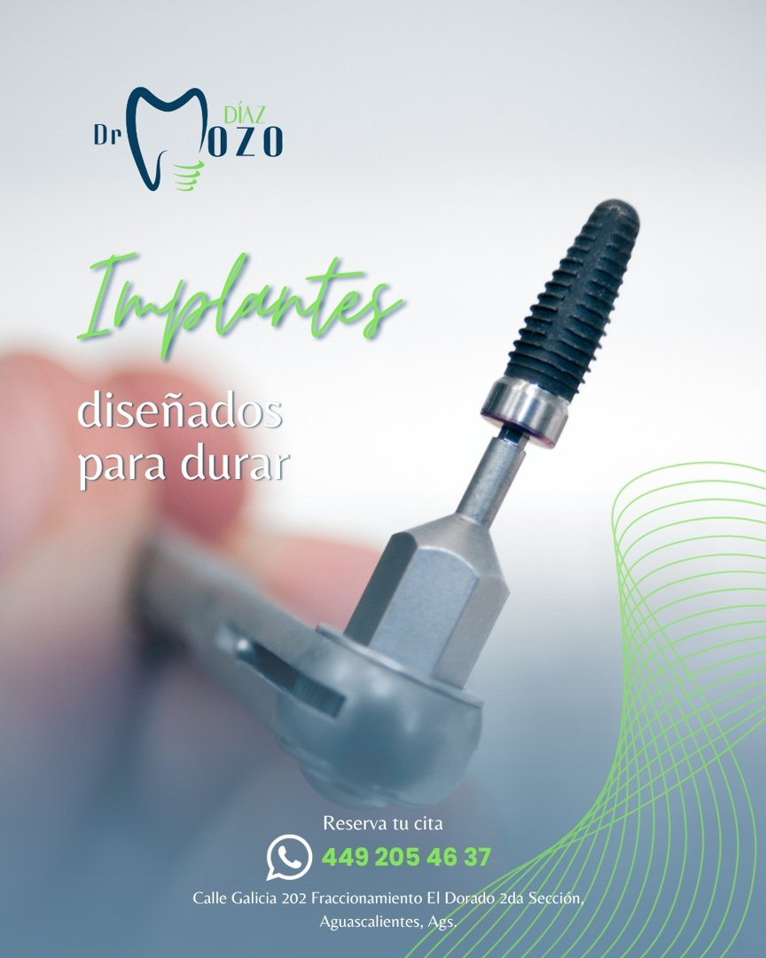 Anuncio de Dr. Mozo: Implantes dentales