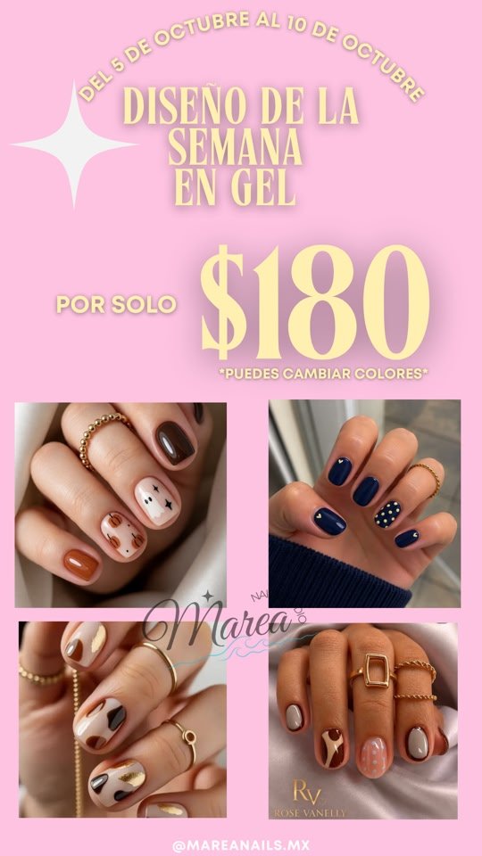 Anuncio de Mareanails.mx: diseño de uñas en gel