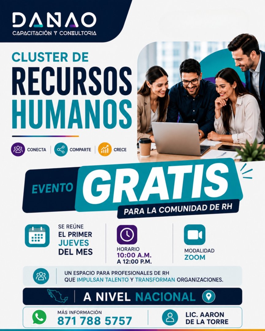 Anuncio de DANAO: Clúster de Recursos Humanos