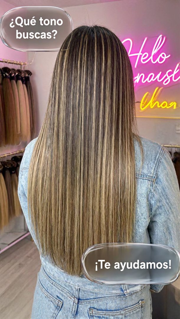 Anuncio de Maluva Pachuca: extensiones de cabello