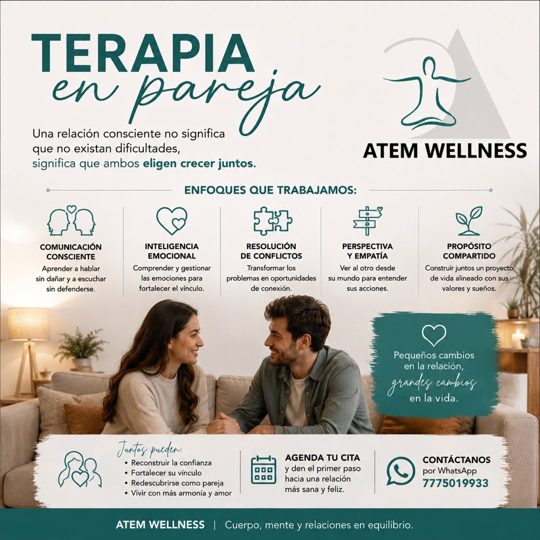 Anuncio de Atem wellness: Terapia de pareja