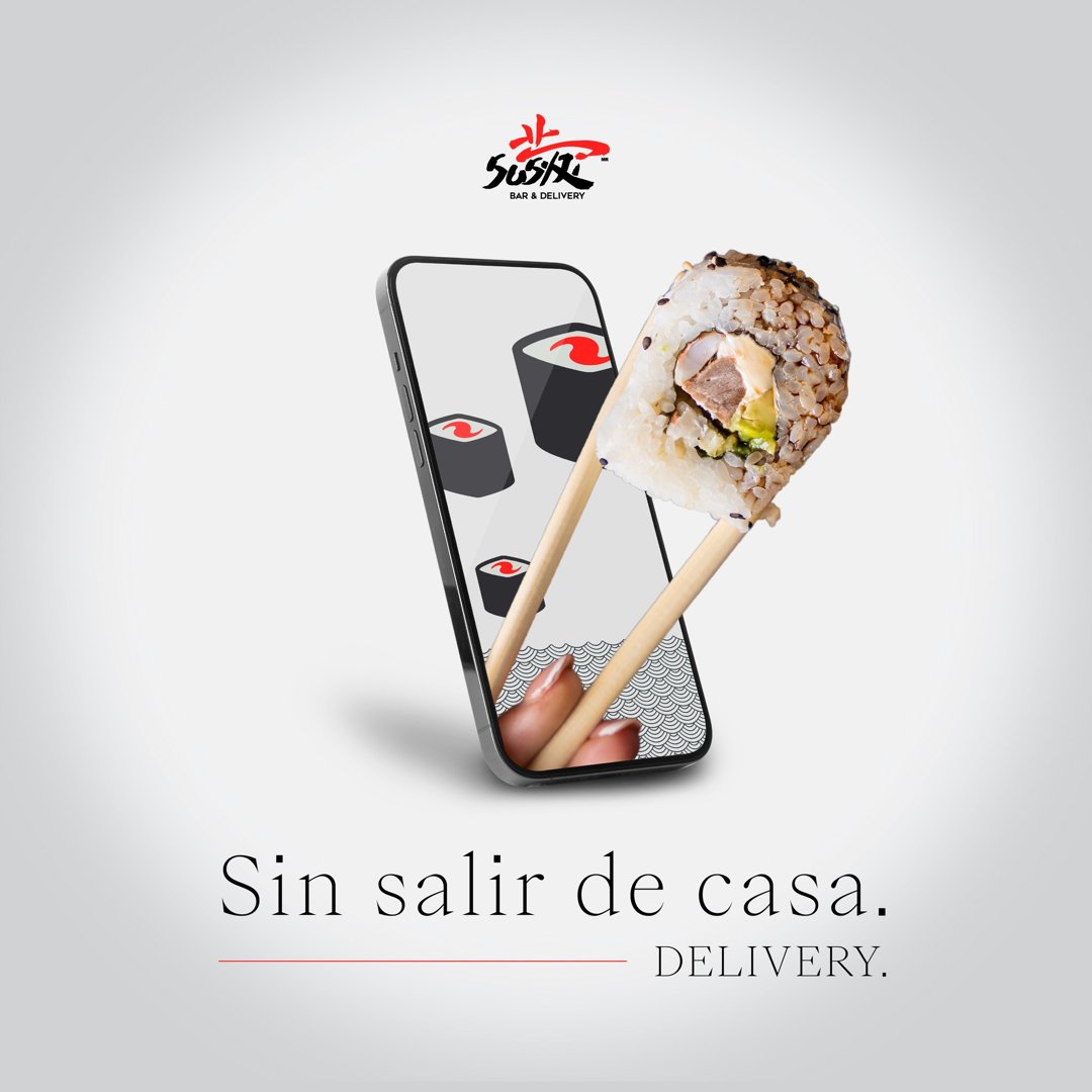 Anuncio de Sushi Bar & Delivery: sushi delivery