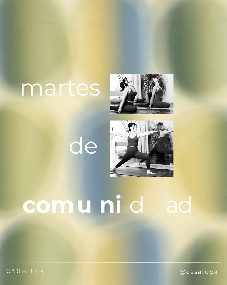 Anuncio de Casa Tupai: yoga