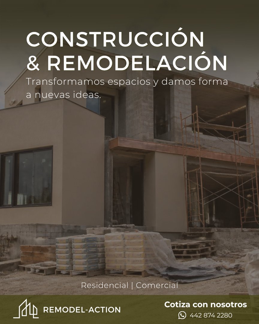 Anuncio de Remodel-Action: Construcción y remodelación