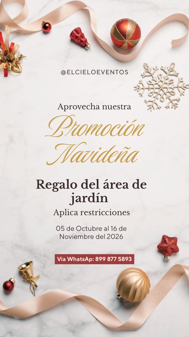 Anuncio de El Cielo Eventos