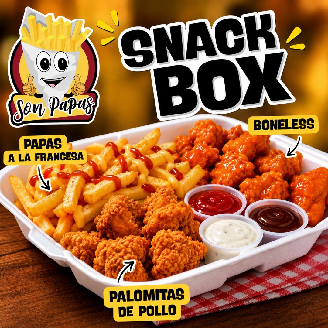 Anuncio de Son Papas: Snack Box