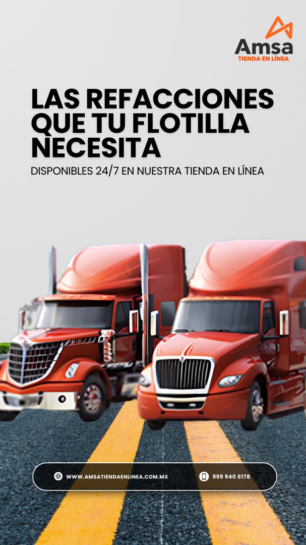 Anuncio de Amsa Tienda en Línea: refacciones