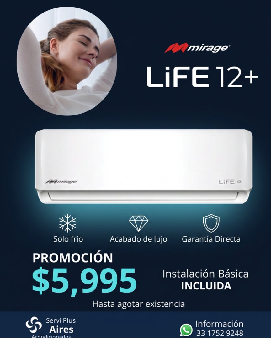 Anuncio de Servi Plus Aires: Aire acondicionado