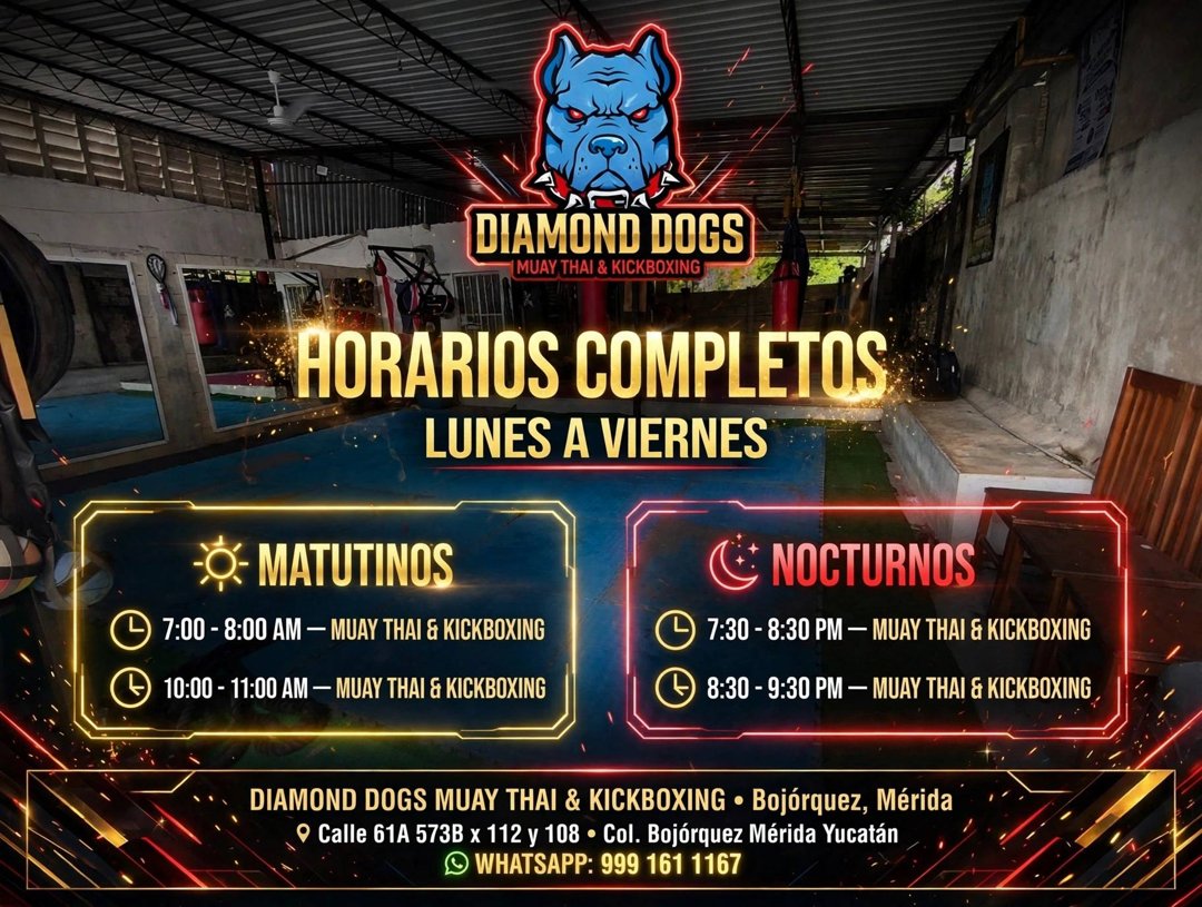 Anuncio de Diamond Dogs /  Muay Thai,Box Yucatán.: Muay Thai y Kickboxing