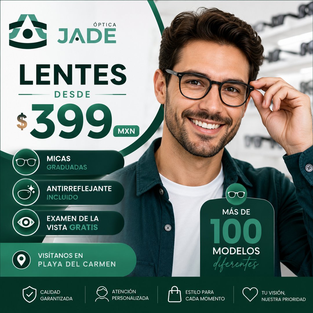 Anuncio de Óptica Jade