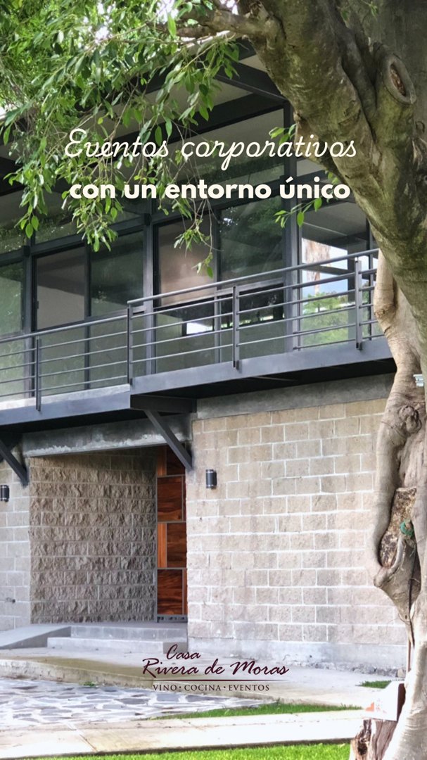 Anuncio de Rivera de Moras: salones y jardines para eventos corporativos