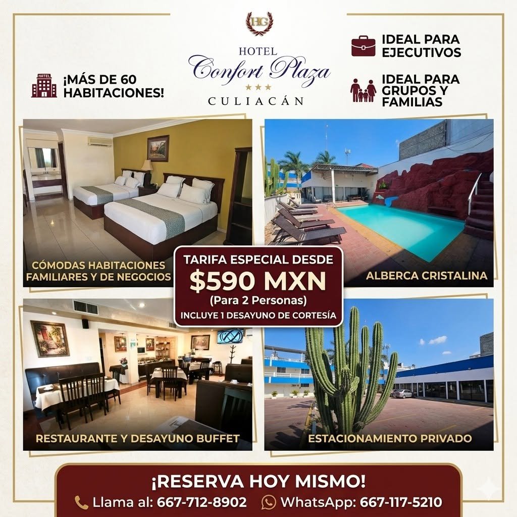 Anuncio de Hotel Confort Plaza Culiacan: Hospedaje