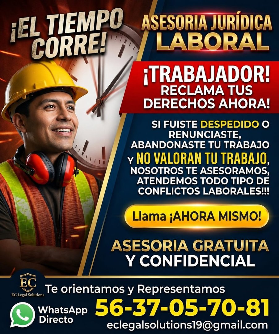 Anuncio de EC Legal Solutions.: asesoría jurídica laboral