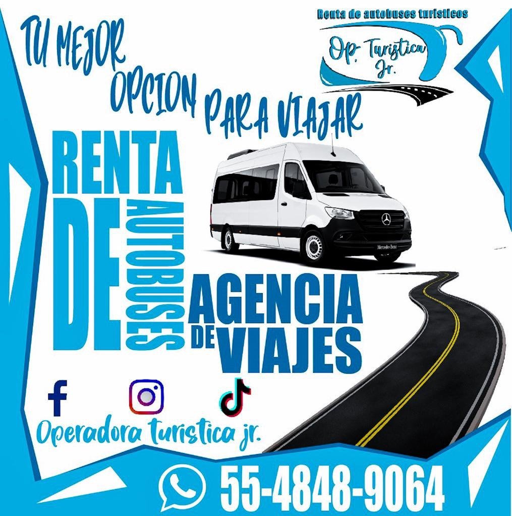 Anuncio de Excursiones Turística JR: renta de autobuses