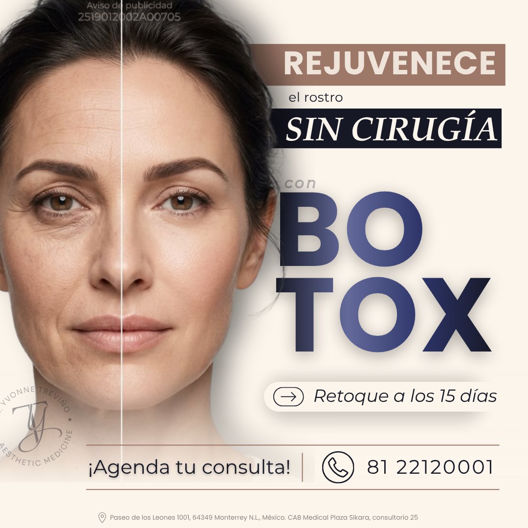 Anuncio de Dra.Yvonne Treviño: Botox