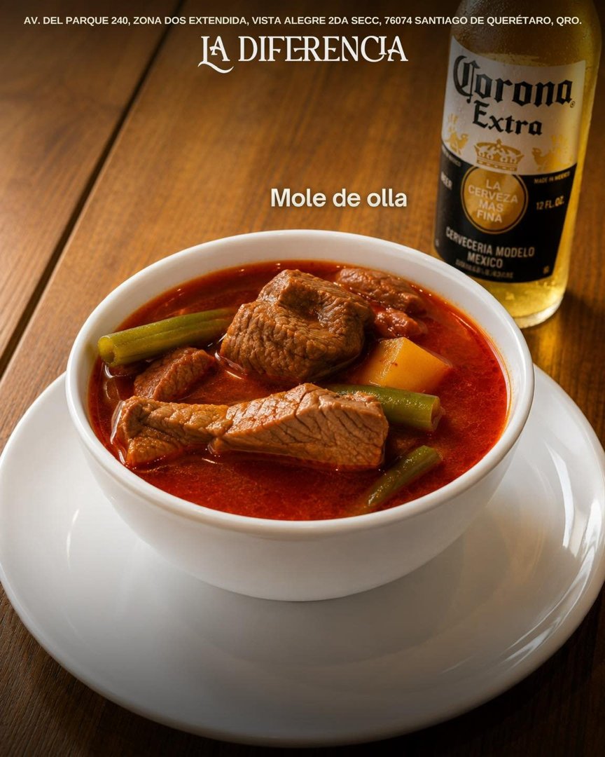 Anuncio de La diferencia Querétaro: Mole de olla