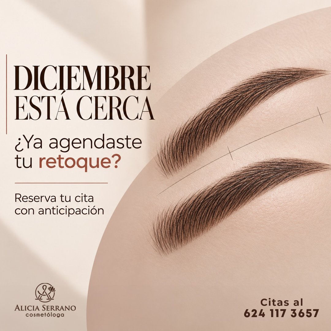 Anuncio de Alicia Serrano Cosmetóloga: retoque de cejas