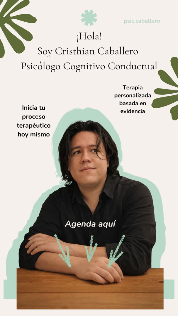 Anuncio de psic.caballero: Terapia cognitivo conductual