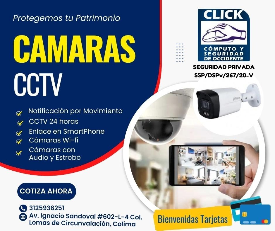 Anuncio de Click Seguridad de Occidente