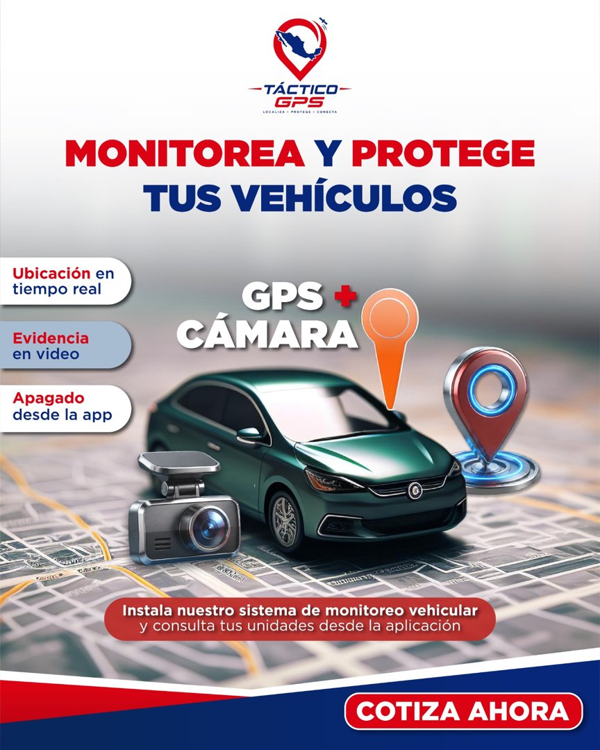 Anuncio de Táctico Gps: Monitoreo vehicular con GPS y cámara