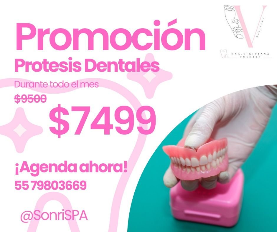 Anuncio de SonriSpa: Prótesis dental
