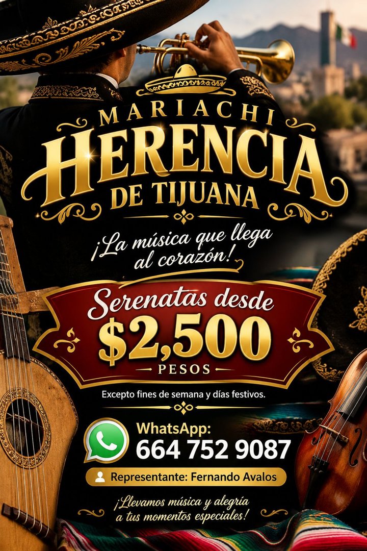 Anuncio de Mariachi Herencia De Tijuana