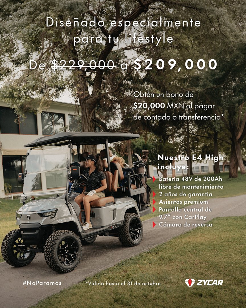 Anuncio de Zycar GDL: golf cart