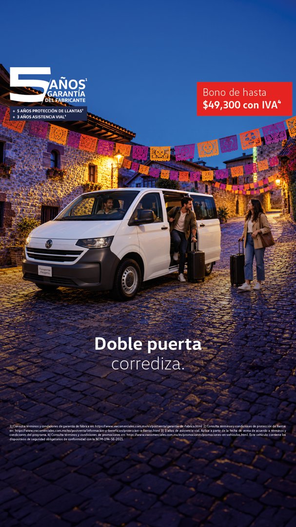 Anuncio de Volkswagen: Transporter Pasajeros