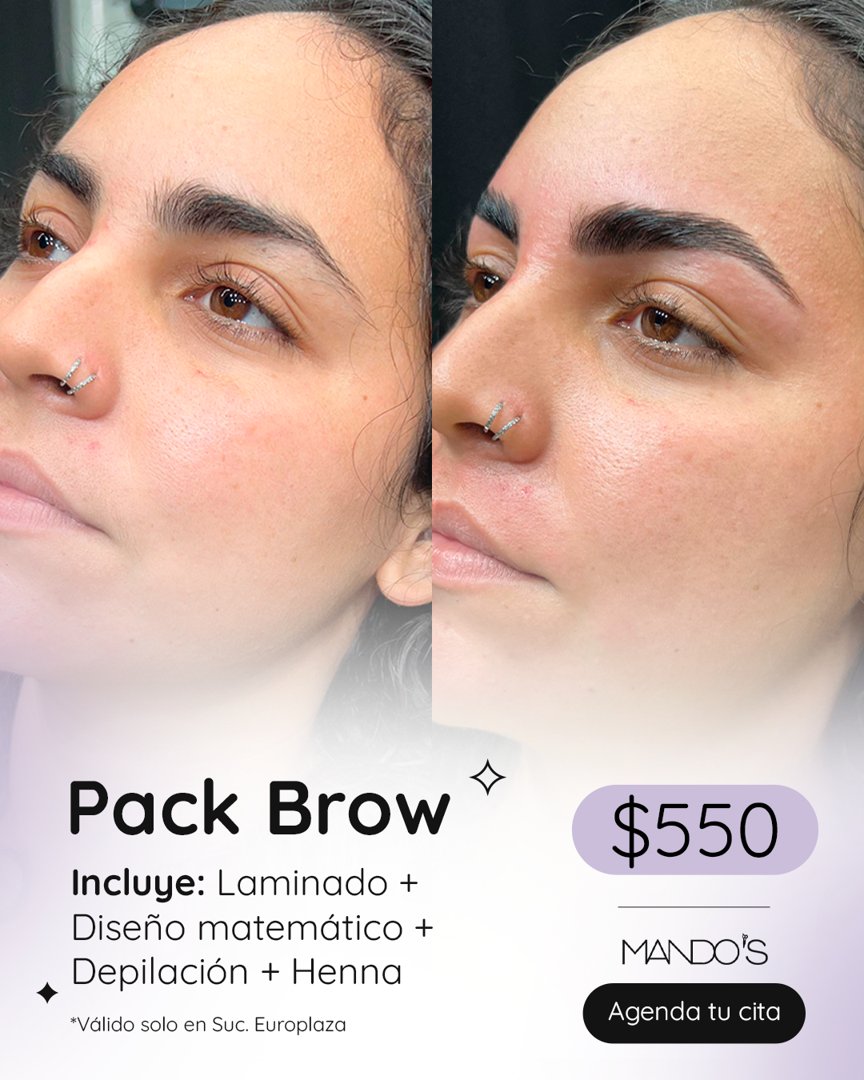 Anuncio de Mandos Mx: Pack Brow