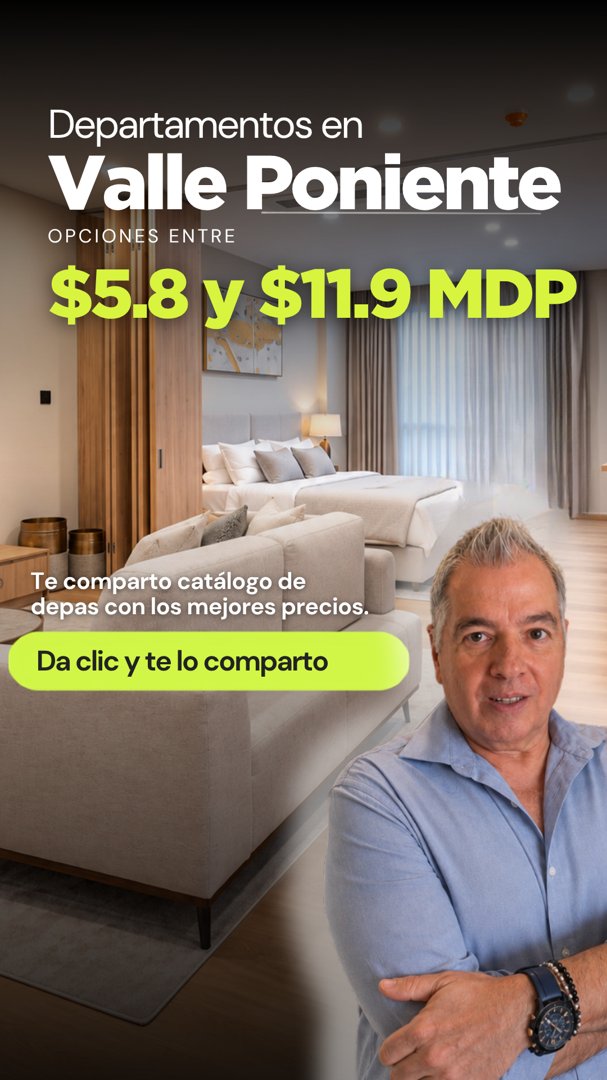Anuncio de Carlos Cortés Real Estate: departamentos