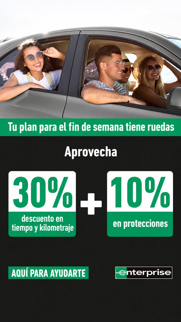 Anuncio de Enterprise Rent a Car México: renta de autos