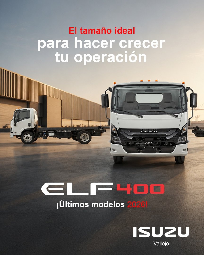 Anuncio de ISUZU Vallejo: camión Isuzu Elf 400