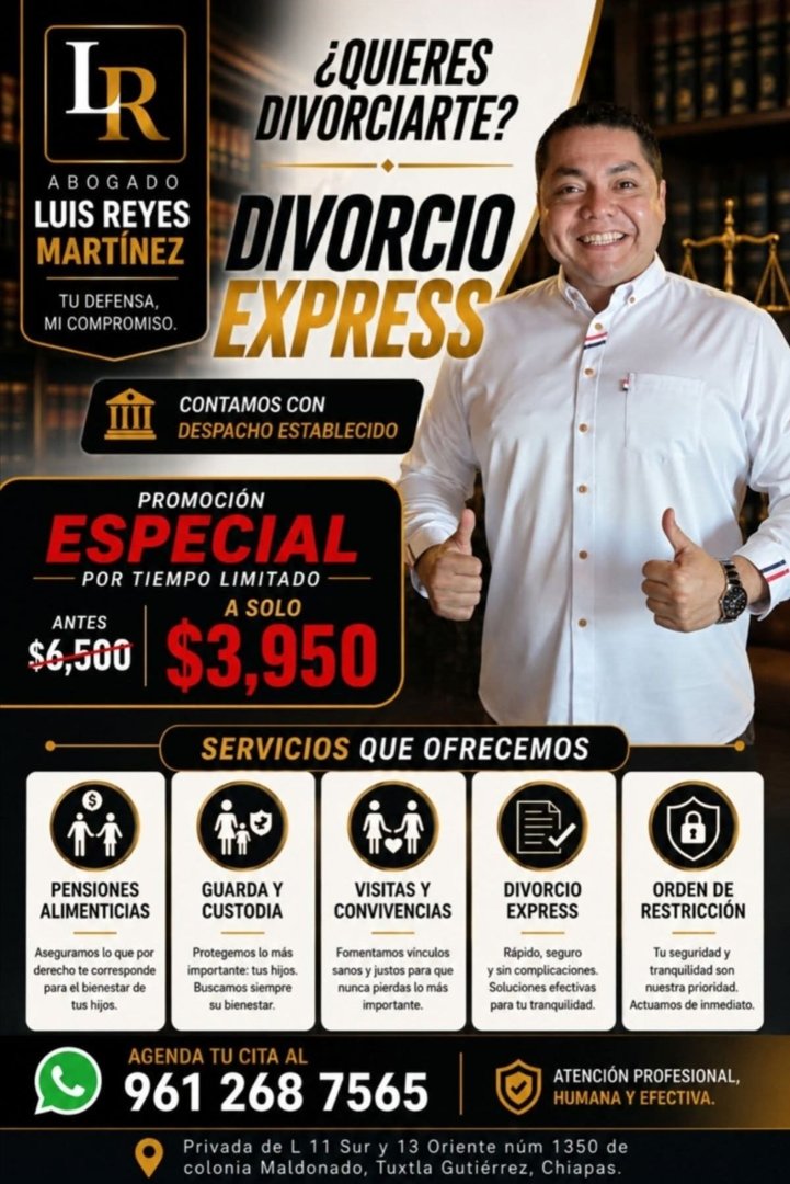 Anuncio de Despacho Juridico LR.: Abogado especializado en divorcio express