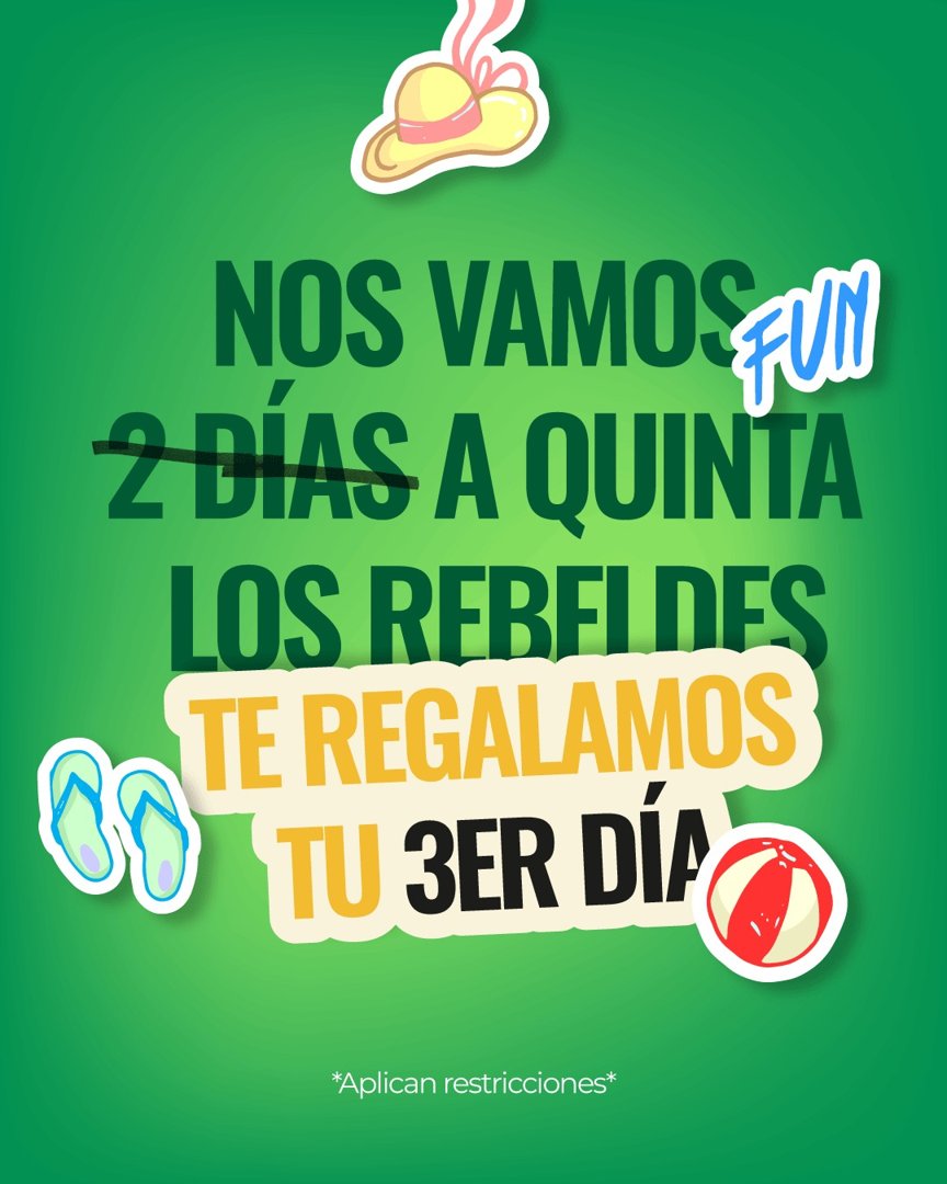 Anuncio de Quinta los Rebeldes: Hospedaje