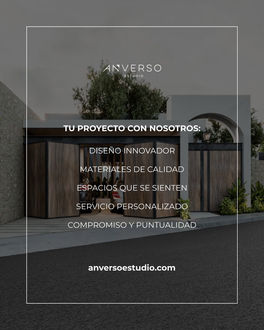 Anuncio de Anverso Estudio: diseño y construcción de espacios