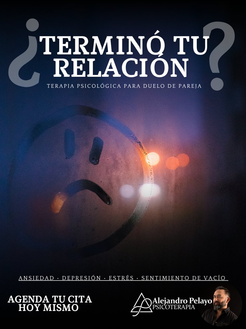 Anuncio de Alejandro Pelayo - Psicoterapia: Terapia psicológica para duelo de pareja