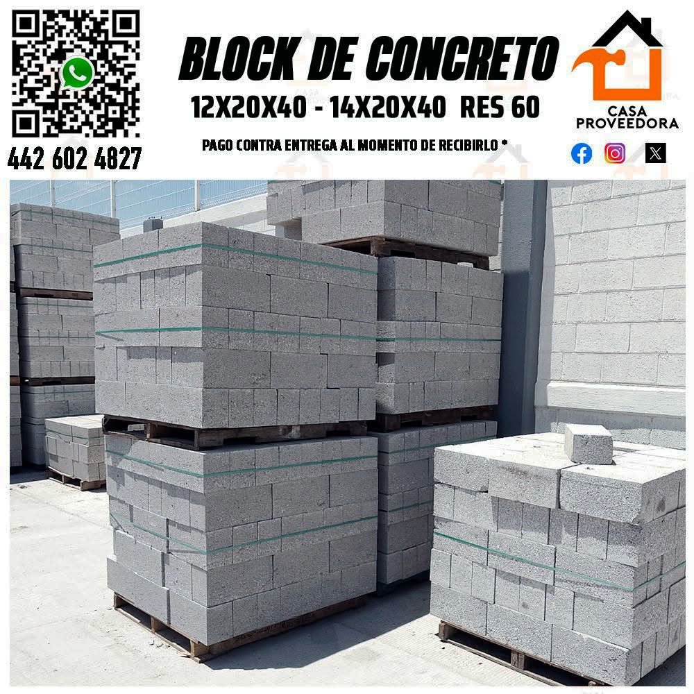Anuncio de Casa Proveedora: Bloques de concreto
