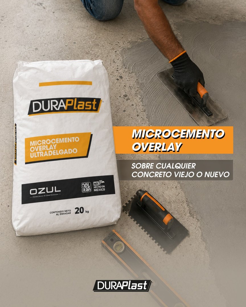 Anuncio de Duraplast: Microcemento Overlay