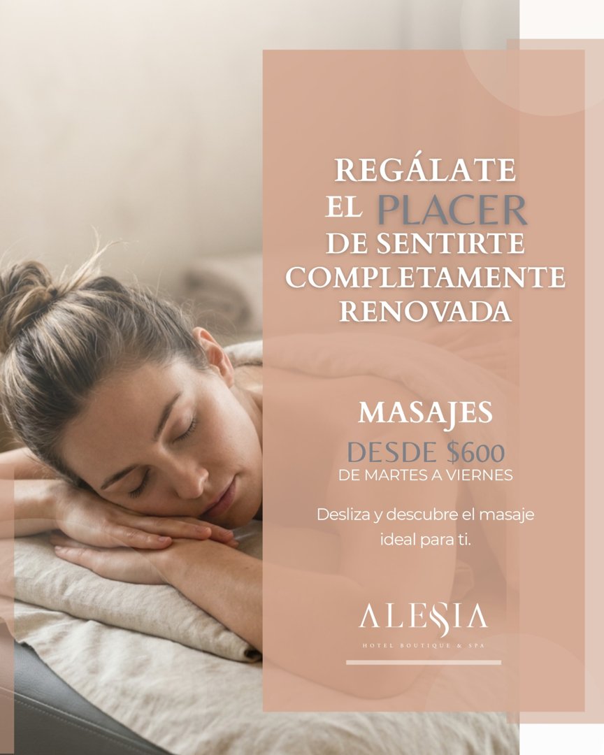 Anuncio de Alesia Hotel Boutique & Spa: Masajes