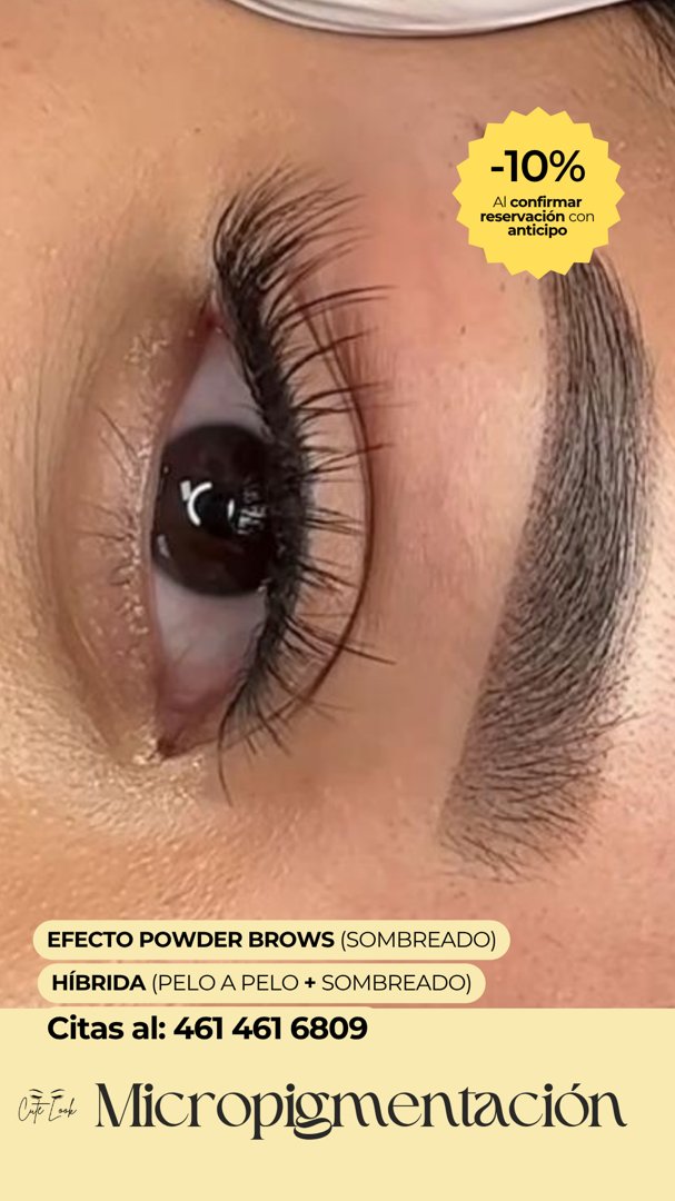 Anuncio de Cutelook: Micropigmentación de cejas