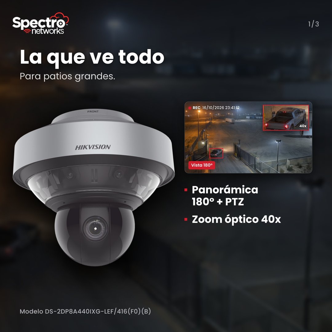 Anuncio de Spectro Networks: Cámaras de seguridad Hikvision