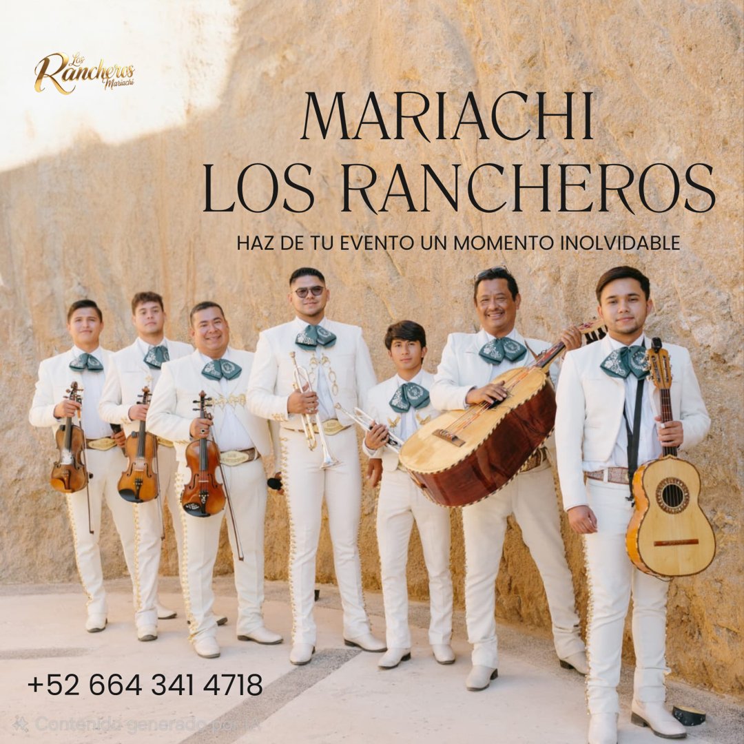 Anuncio de Mariachi Los Rancheros: Mariachi para eventos