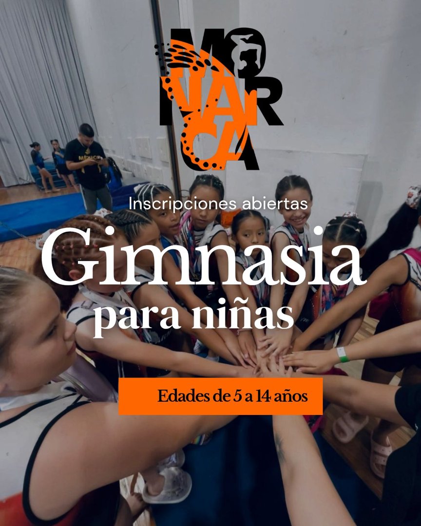 Anuncio de Monarca Gimnasia Olímpica: Gimnasia para niñas