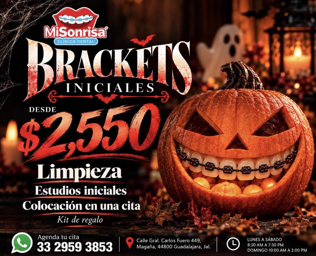 Anuncio de MiSonrisa Clínica Dental Guadalajara: Brackets Iniciales