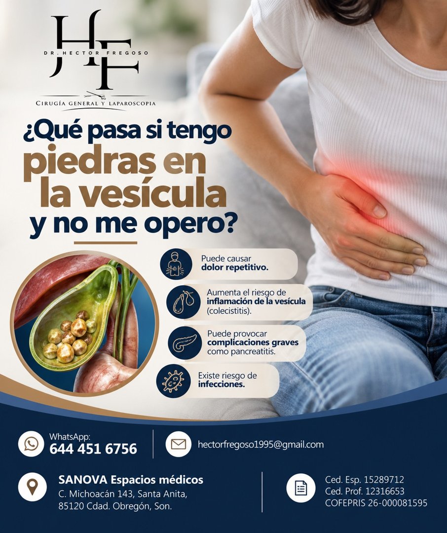 Anuncio de Dr. Hector Fregoso Cirujano: Cirugía general y laparoscopia