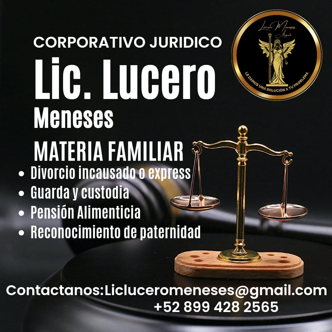 Anuncio de Corporativo Jurídico Lucero Meneses Abogada: Asesoría jurídica en materia familiar