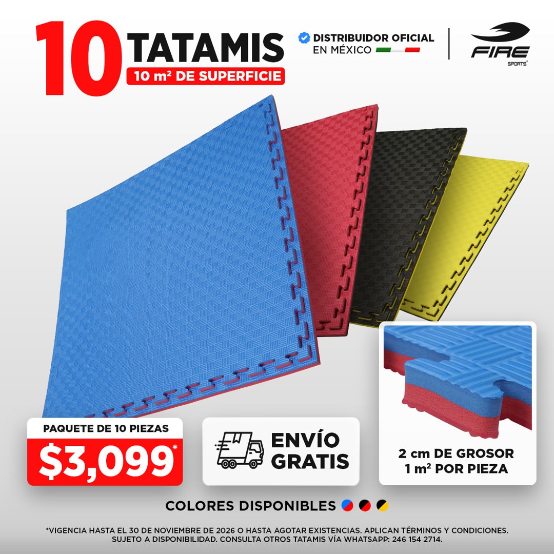 Anuncio de Fire Sports: Tatamis para gimnasio