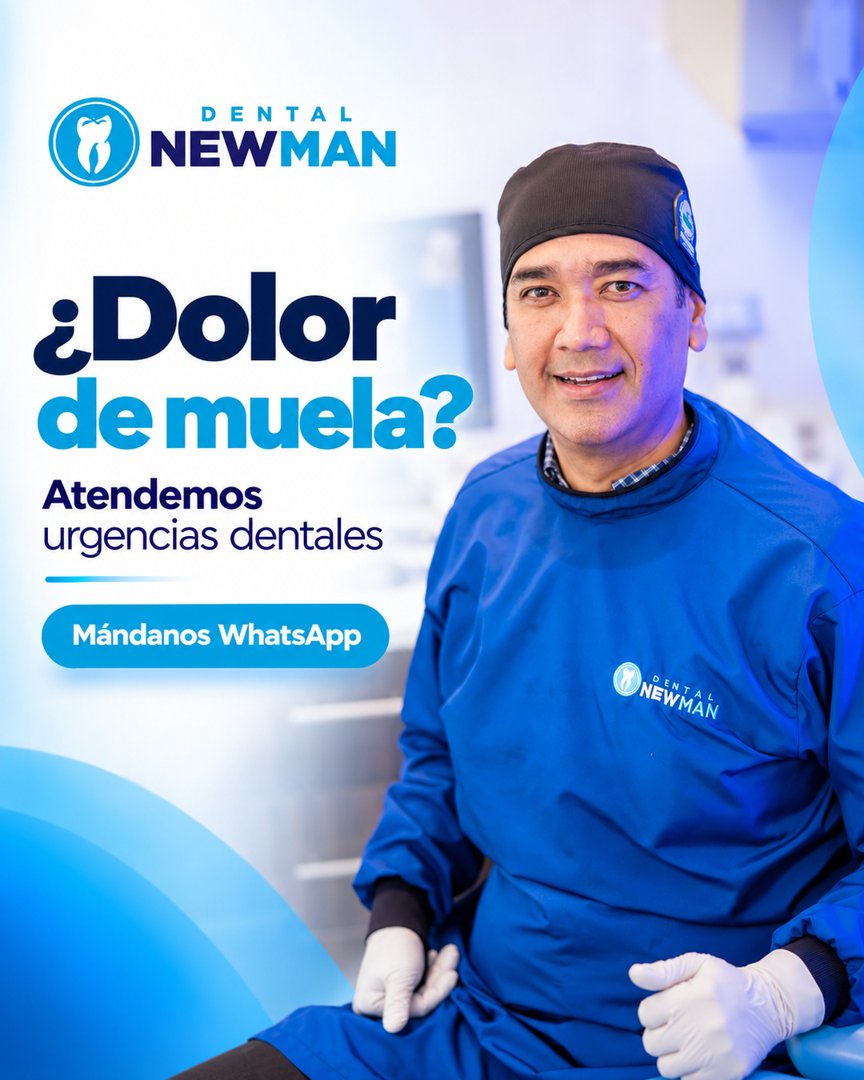 Anuncio de Dental Newman: atender urgencias dentales