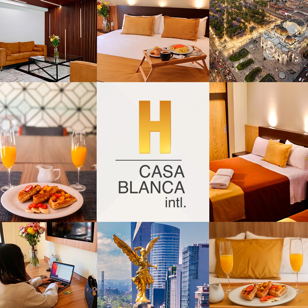 Anuncio de Hotel Casa Blanca Internacional Roma Norte CDMX: Hospedaje