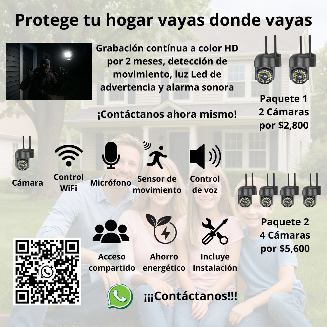 Anuncio de Mapresa Equipos de Seguridad: Cámaras de seguridad con instalación